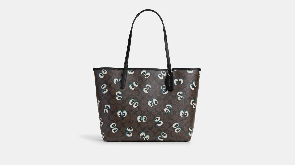the coach Halloween Eyes City Tote 