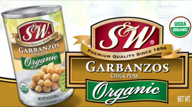 S&W Garbanzo beans 