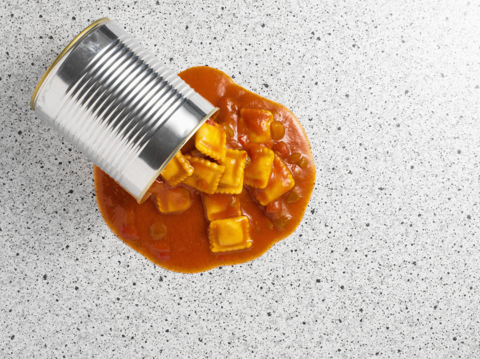 Canned foods that are processed and ready-to-eat are generally high in sodium, which can have some health consequences when consumed frequently. (via Getty Images)