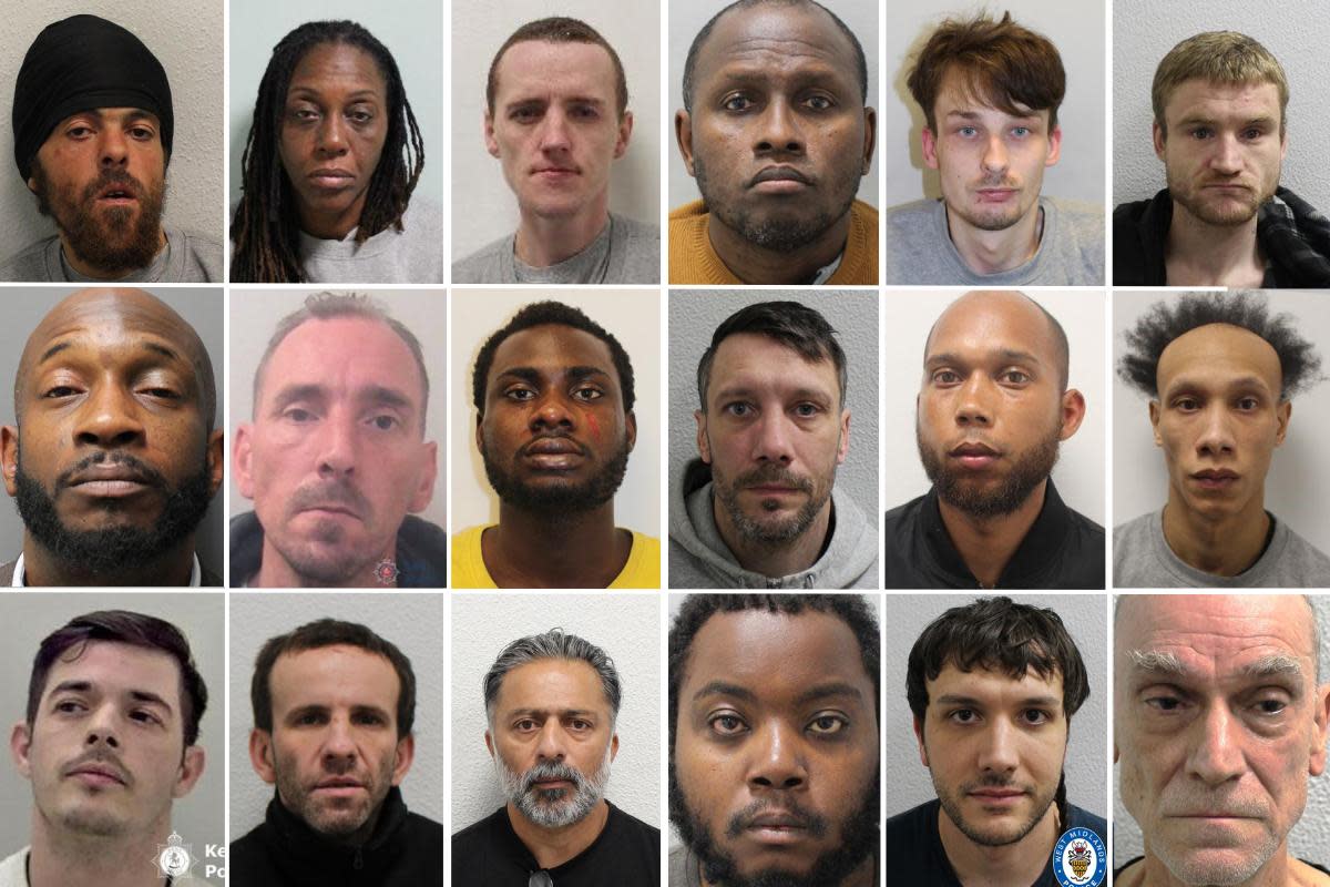 These men and women were locked up this month <i>(Image: Supplied)</i>