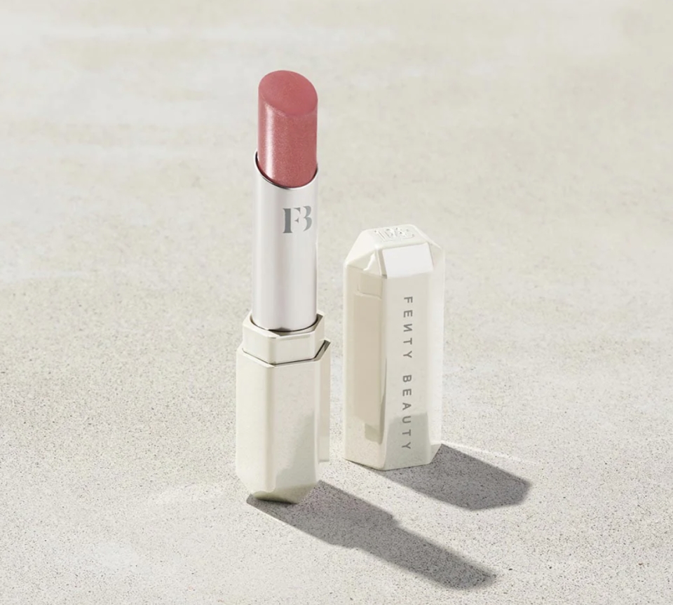 Fenty Beauty Slip Shine Sheer Shiny Lipstick in Retro Rose (Photo via Fenty Beauty)