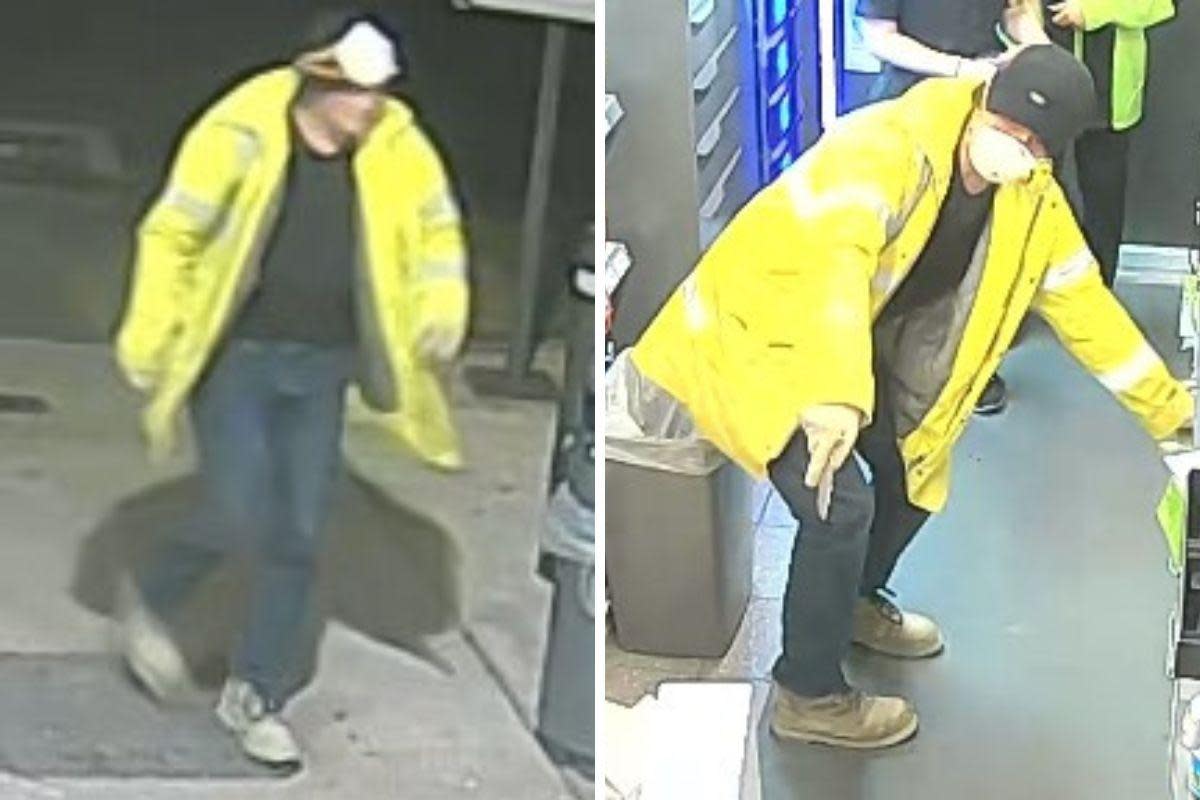 Police want to speak to this man about the robbery <i>(Image: North Yorkshire Police)</i>