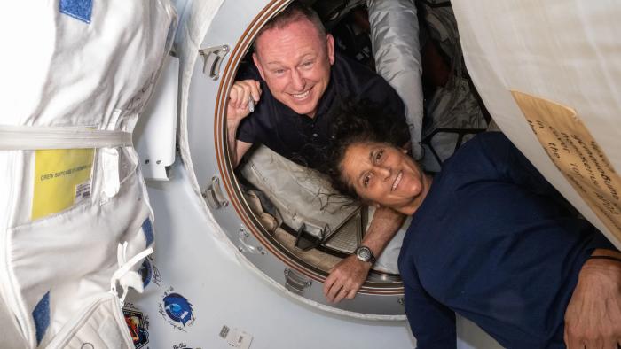 Astronauts Butch Wilmore and Suni Williams