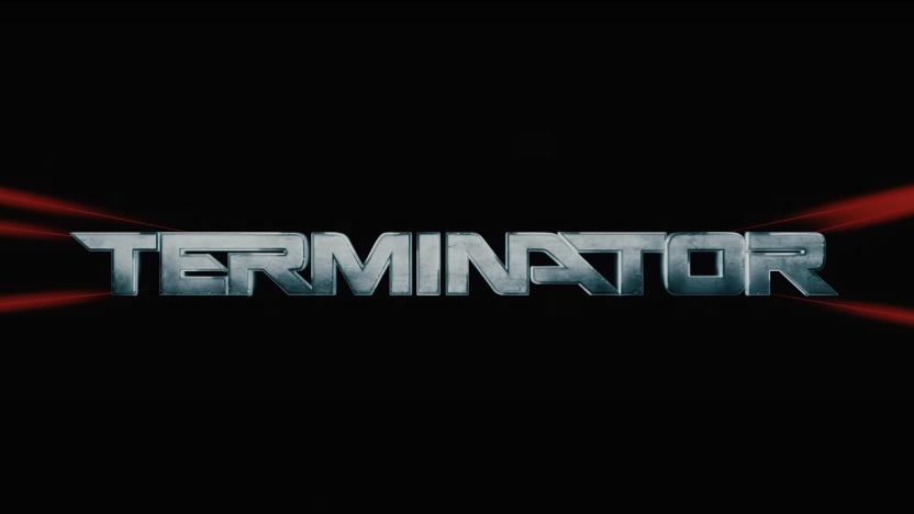 A screengrab from Netflix's announcement showing the word Terminator