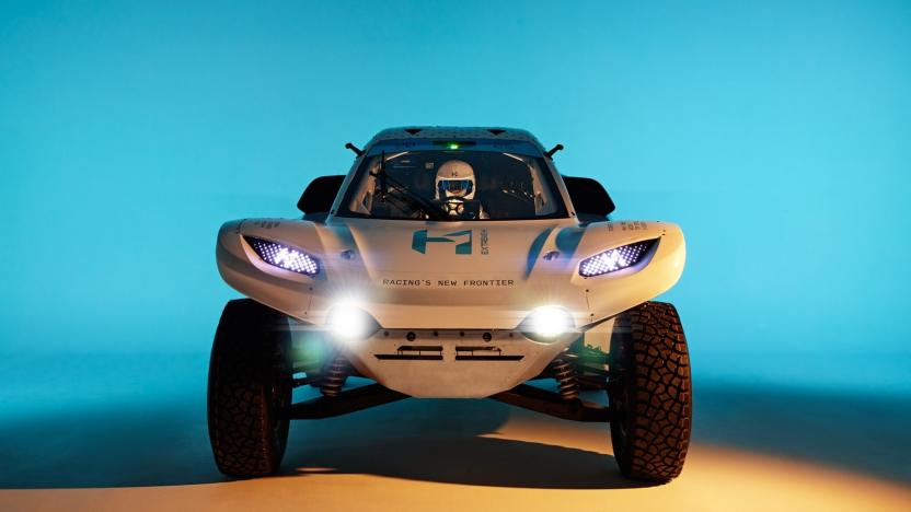 Extreme H's Pioneer 25 hydrogen race car