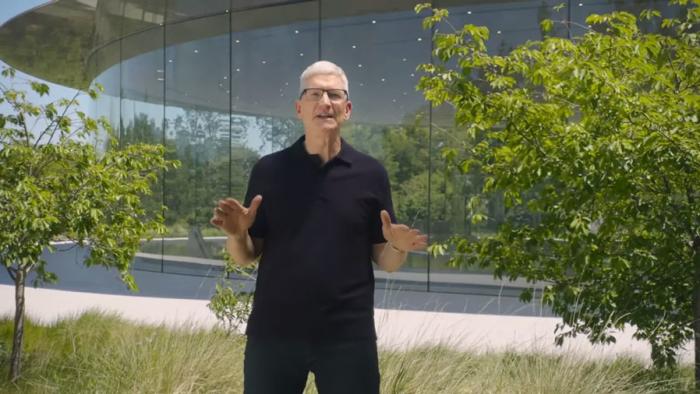 Tim Cook at WWDC 2024