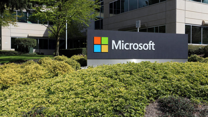 Redmond, WA, USA - April 15, 2017: The Microsoft headquarters campus in Redmond. Microsoft is one of the world’s largest computer software, hardware and video gaming companies.