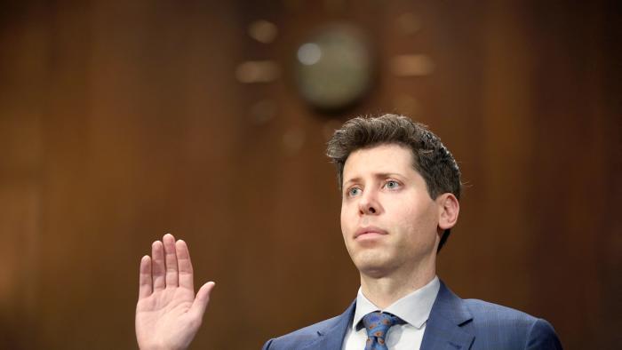 OpenAI CEO Sam Altman testifies before a Senate Judiciary Privacy, Technology & the Law Subcommittee hearing titled 'Oversight of A.I.: Rules for Artificial Intelligence' on Capitol Hill in Washington, U.S., May 16, 2023.  REUTERS/Elizabeth Frantz