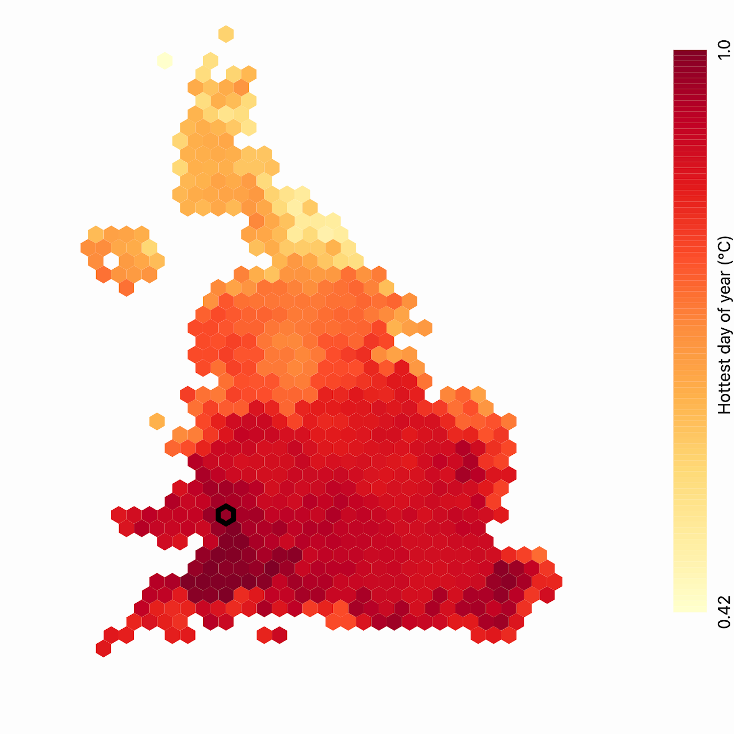 Hexmap of UK constituencies