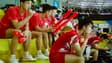 les joueurs de l'équipe chinoise de badminton le 1er juillet 2024 à Yogjakarta