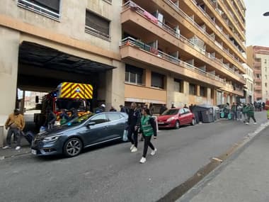 La résidence Le Gyptis, à Marseille, a été évacuée le mardi 14 mars 2023.