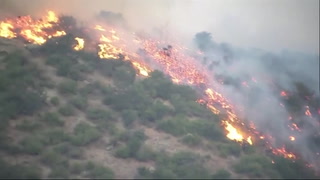 Raging California wildfire prompts evacuations in Los Angeles County