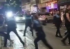 Cuatro detenidos en una pelea multitudinaria de madrugada en Palencia