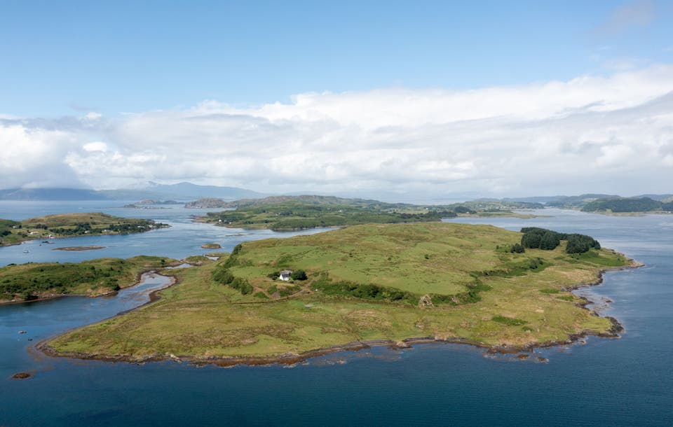 Scottish solitude! Private island in the Inner Hebrides for sale for £1.5 million