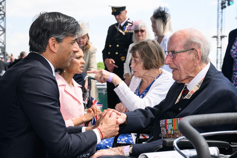 Tories make election offer to veterans on D-Day anniversary