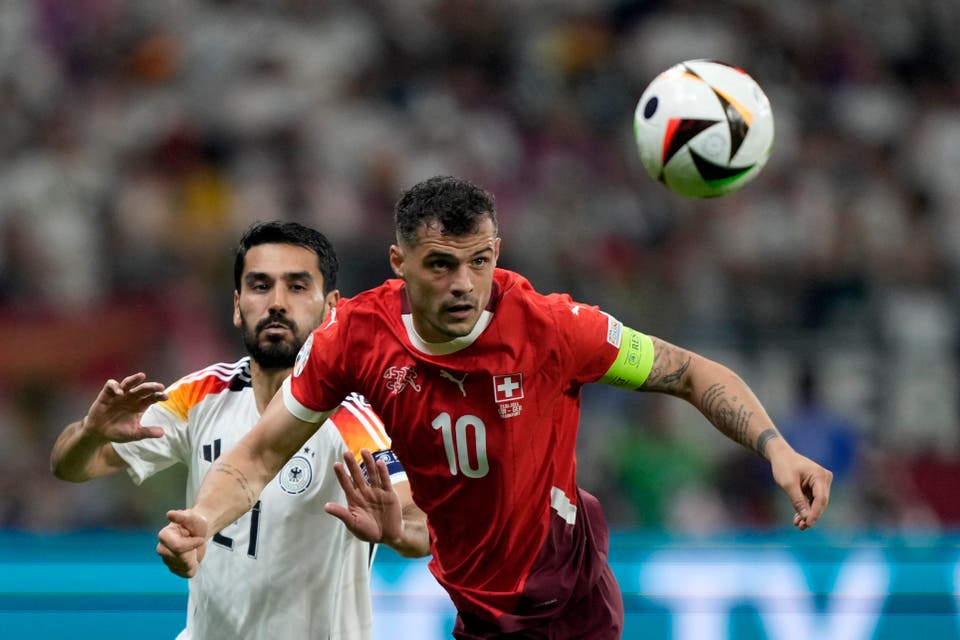 Xhaka leads charge as settled Switzerland look to oust fortunate Italy