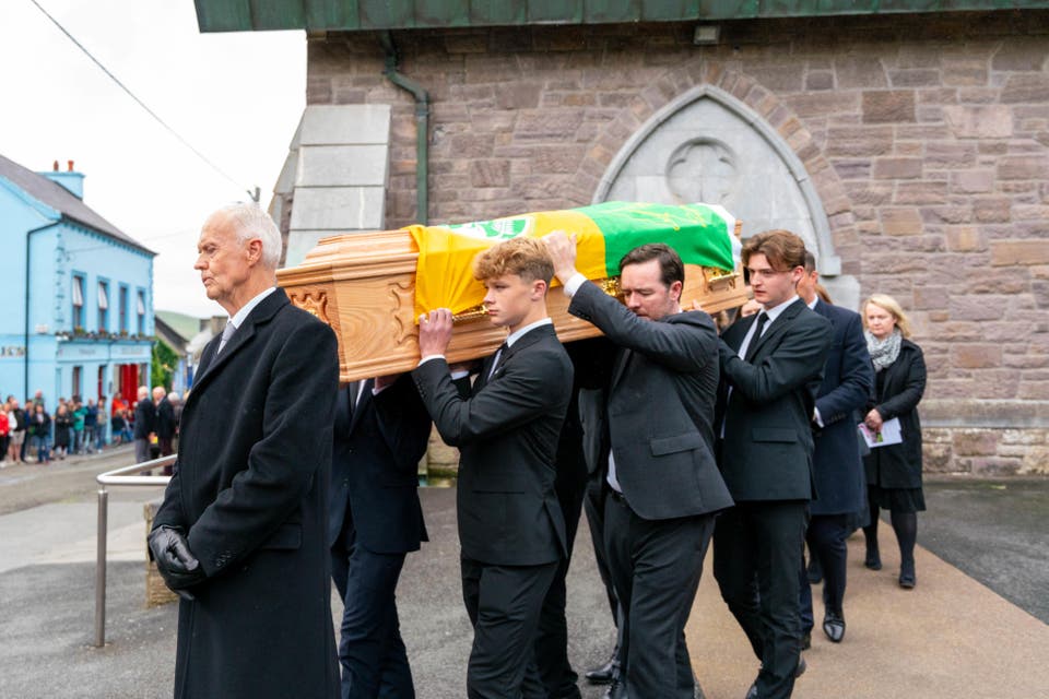 Micheal O Muircheartaigh was like ‘grandfather’ to Irish nation, funeral hears