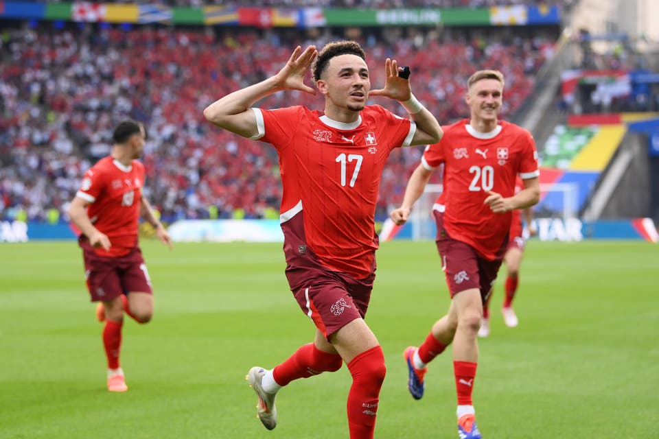 Switzerland 2-0 Italy: Defending champions out of Euro 2024 - LIVE!