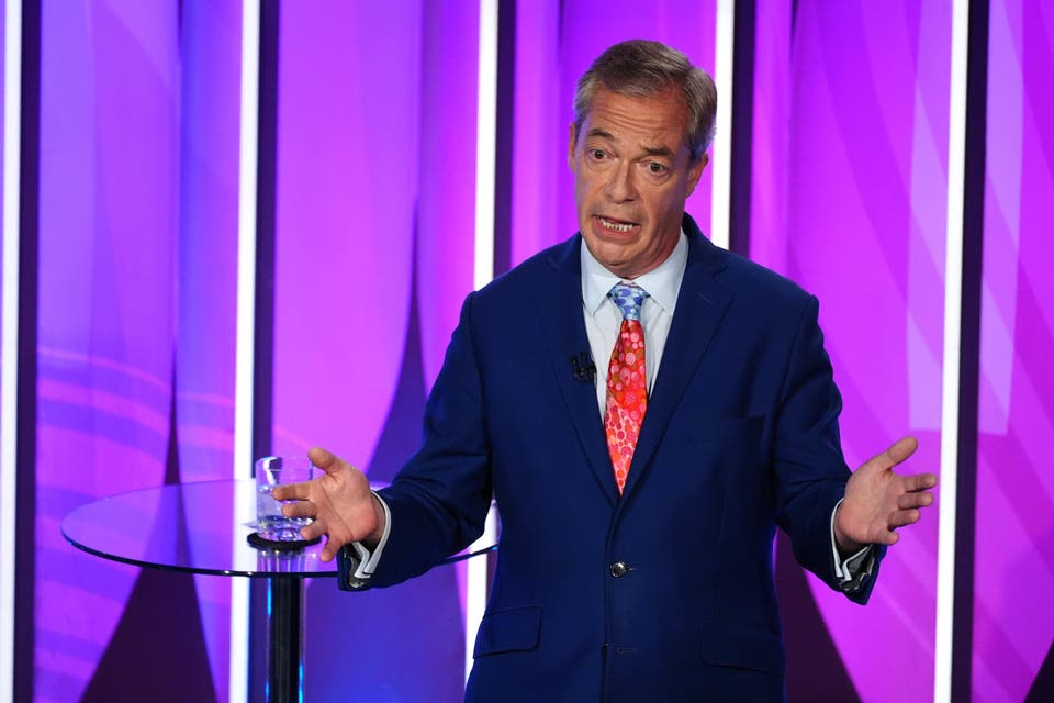 Three Reform UK candidates dropped after Farage quizzed over offensive comments 