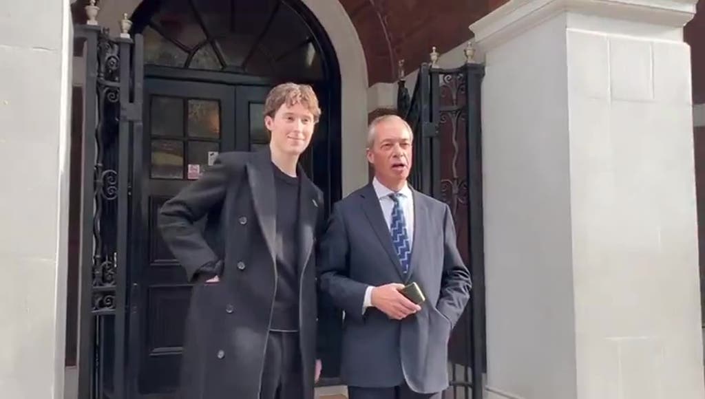 Nigel Farage and Jack Anderton