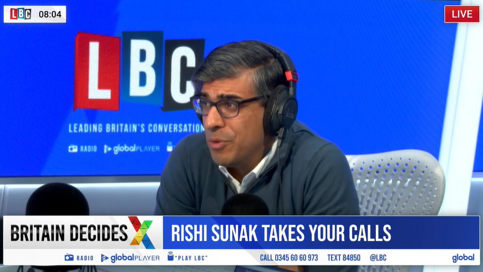 Rishi’s LBC phone-in, inflation falls and Tories face London wipe-out