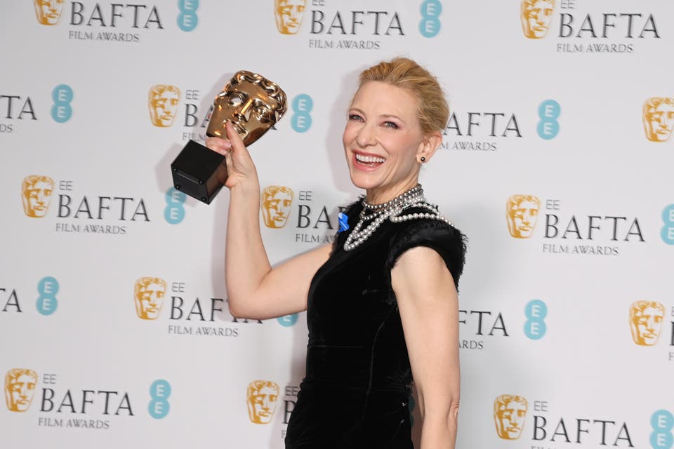 Bafta winner Cate Blanchett thanks Tar for ‘holding their nerve’
